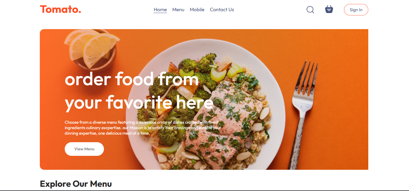 Food Delivery Application